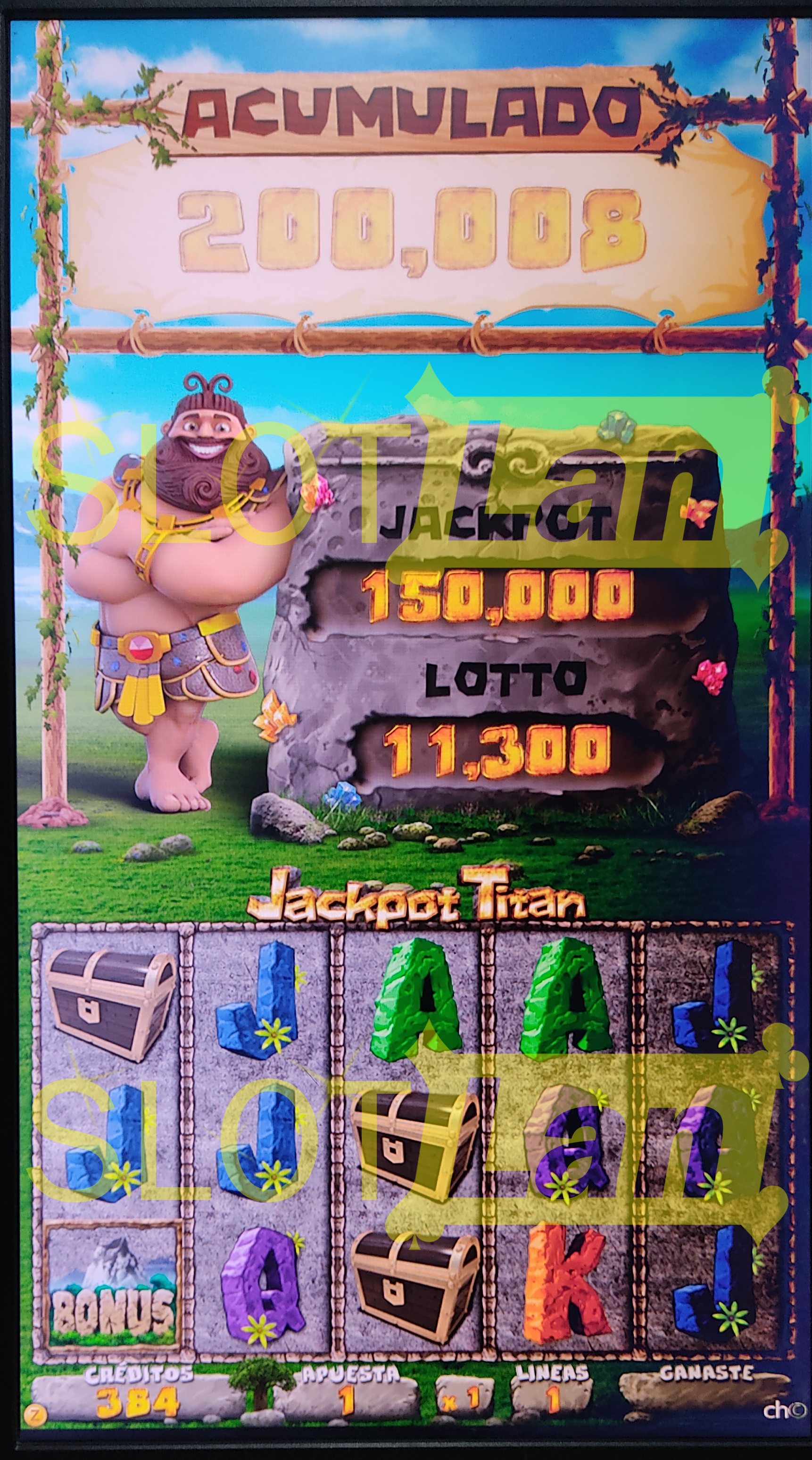 Jackpot Titan Vertical